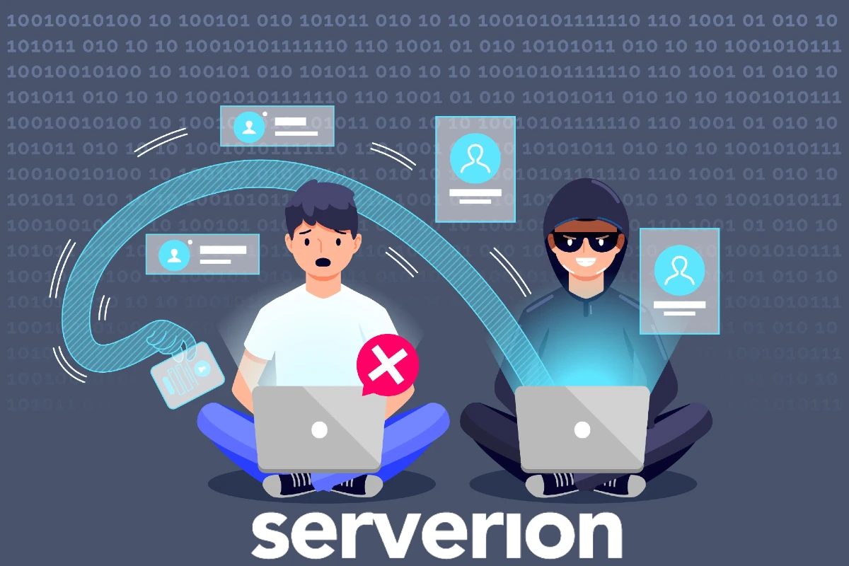 Actividades delictivas de Serverion: spamming y hacking